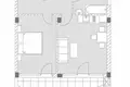 1 bedroom apartment 38 m² Batumi, Georgia