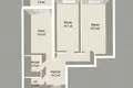 Квартира 2 комнаты 76 м² Минск, Беларусь