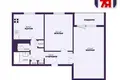 2 room apartment 51 m² Minsk, Belarus
