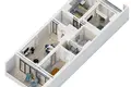 Wohnung 1 Schlafzimmer 33 m² Batumi, Georgien