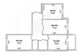 Appartement 3 chambres 77 m² Muchaviecki sielski Saviet, Bélarus