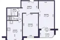 2 room apartment 61 m² Minsk, Belarus