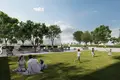 Kompleks mieszkalny New residential complex ES Golf Meadow with swimming pools and a golf course, Emaar South, Dubai, UAE