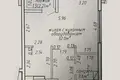 1 room apartment 38 m² Minsk, Belarus