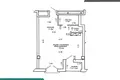 Wohnung 1 zimmer 50 m² Minsk, Belarus