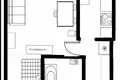 1 room apartment 35 m² Warsaw, Poland