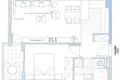 Piso independiente 1 habitacion 25 m² Budva, Montenegro