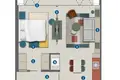Mieszkanie 1 pokój 60 m² Dubaj, Emiraty Arabskie