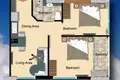 2 bedroom apartment 49 m² Pattaya City, Thailand