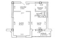 Mieszkanie 1 pokój 46 m² Mińsk, Białoruś
