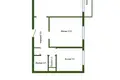 2 room apartment 53 m² Minsk, Belarus