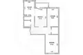 3 room apartment 81 m² Brest, Belarus