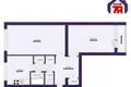 2 room apartment 50 m² Minsk, Belarus