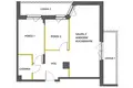 3 room apartment 57 m² Warsaw, Poland