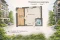 Apartment 61 m² Kalodziscanski sielski Saviet, Belarus