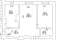 2 bedroom apartment 46 m² Riga, Latvia