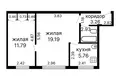 Wohnung 2 zimmer 45 m² Minsk, Belarus