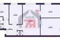 Wohnung 4 zimmer 62 m² Maladsetschna, Belarus