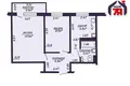 2 room apartment 38 m² Salihorsk, Belarus