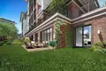 Kompleks mieszkalny New residence with a swimming pool, a green area and a sunbathing area close to schools and a metro station, Istanbul, Turkey