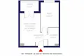 2 room apartment 40 m² Warsaw, Poland