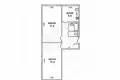 2 room apartment 50 m² Muchaviecki sielski Saviet, Belarus