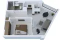 Wohnung 1 Schlafzimmer 35 m² Tivat, Montenegro