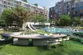 Complexe résidentiel Residential complex with a large swimming pool, a spa and a co-working area, Bangkok, Thailand