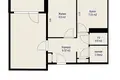 Квартира 2 комнаты 41 м² Минск, Беларусь
