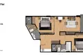 2 bedroom apartment 87 m² Karon, Thailand