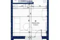 Studio apartment 27 m² Kotor Municipality, Montenegro