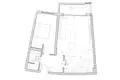 1 room apartment 60 m² Boreti, Montenegro