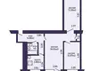 Квартира 3 комнаты 58 м² Минск, Беларусь