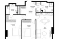 Appartement 2 chambres 85 m² Moscou, Russie