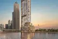 Wohnkomplex New high-rise residence One River Point with swimming pools on the canal front, close to Burj Khalifa, Business Bay, Dubai, UAE