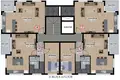 Penthouse 1 bedroom 55 m² Alanya, Turkey