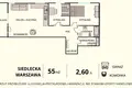 Wohnung 3 zimmer 56 m² Warschau, Polen
