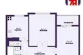 2 room apartment 52 m² Minsk, Belarus