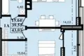 Mieszkanie 1 pokój 43 m² Odessa, Ukraina