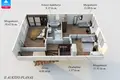 Mieszkanie 4 pokoi 107 m² Raczkuny, Litwa