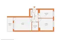 2 room apartment 53 m² Warsaw, Poland