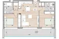 Apartamento 1 habitación 57 m² Limasol, Chipre