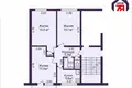 3 room apartment 56 m² Sluck, Belarus