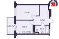 Appartement 1 chambre 43 m² Minsk, Bélarus