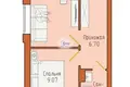1 room apartment 38 m² Svetlogorsk, Russia