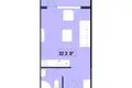 Studio apartment 1 bedroom 32 m² Batumi, Georgia