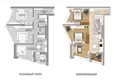 3 room apartment 65 m² Minsk, Belarus