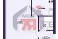 1 room apartment 30 m² Maladzyechna, Belarus