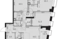 Apartamento 4 habitaciones 91 m² Moscú, Rusia