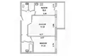 2 room apartment 52 m² Muchaviecki sielski Saviet, Belarus